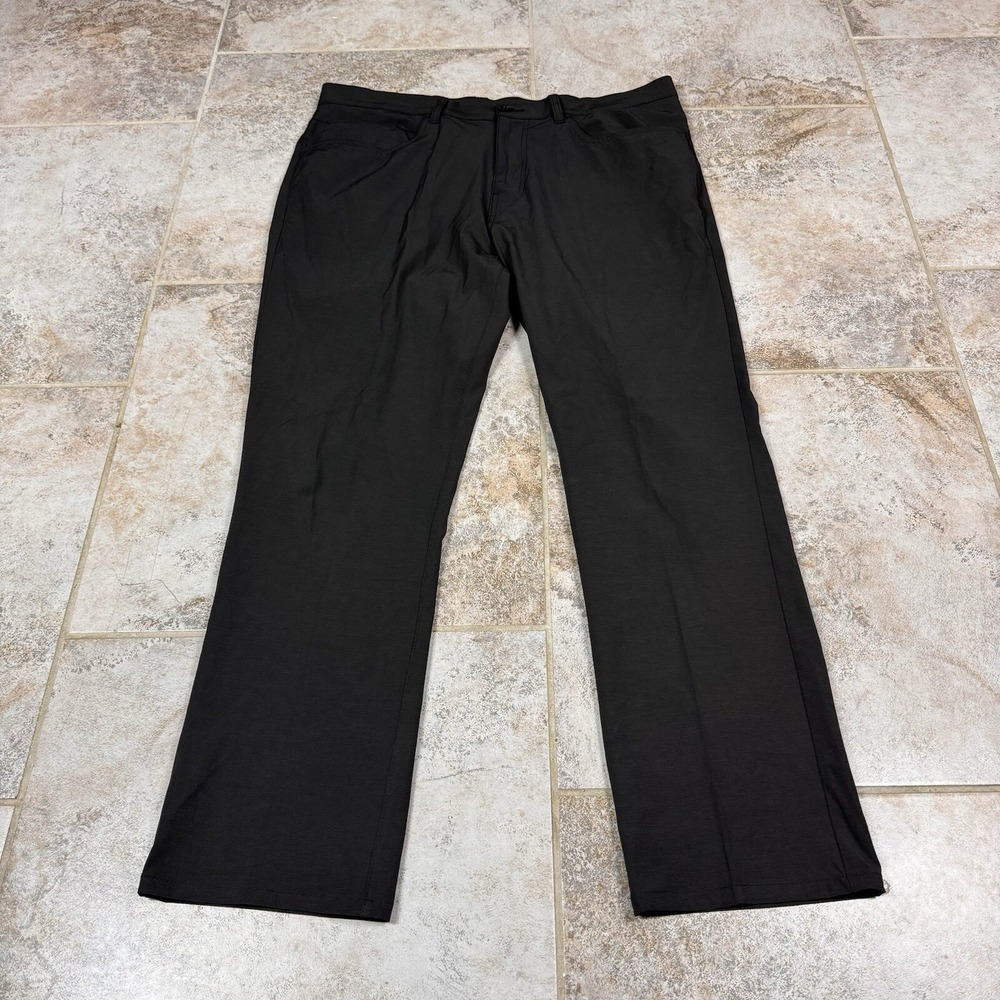 Callaway Pants Mens 36x30 Brown Performance‎ Stretch Golf Chino Lightweight